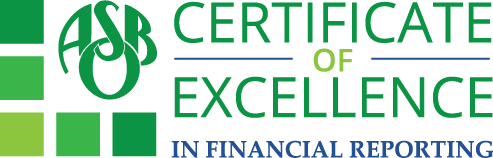 Awarded a Certificate of Excellence by ASBO International